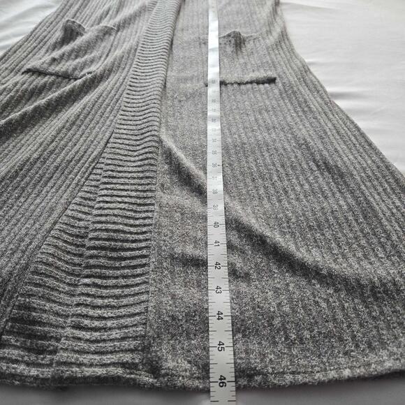 Belah & Codey Women L Green Heathered Sleeveless Duster Fall Transition Boho - Picture 5 of 8